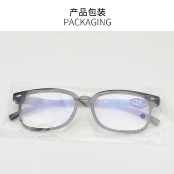 Yeni varış Anti mavi ışık engelleme Unisex okuma gözlüğü kadın erkek kare presbiyopik gözlük diyoptriden +1.0 1.5 2 2.5 4.0