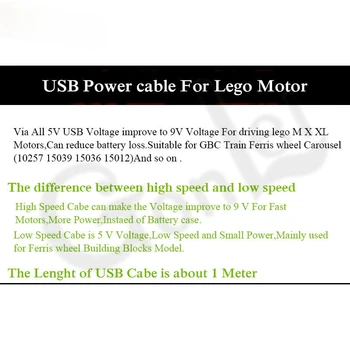 YENİ 9686 Güçler Fonksiyonlu Grup Güç USB kablosu 8883 Motor Güç Kaynağı Kablosu GBC tren Atlıkarınca dönme dolap 15039 15036 15012