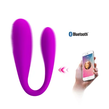 Yetişkin Oyuncaklar Bluetooth App Kontrolü 12 Hızları Titreşimli Klitoris G Noktası Vajina Strapon Masaj Vibratörler Anal Seks Oyuncak Çiftler İçin
