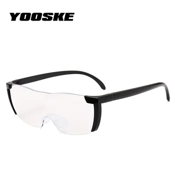 YOOSKE 1.6 kez Büyüteç okuma gözlüğü Büyük Görüş 250 % Büyütme Presbiyopik Gözlük Büyüteç Gözlük