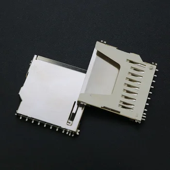 YUXİ 50-100 ADET Sd Kart Yuvası Hafıza kart tutucu Konnektörler Uzun Vücut 11 P Sd kart tutucu