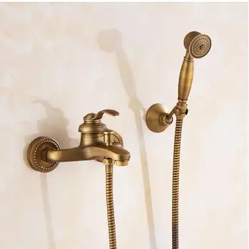 Yüksek Kaliteli Altın duş bataryası, titanyum altın banyo ve duş bataryası seti banyo duş bataryası, su tasarrufu küvet bataryası