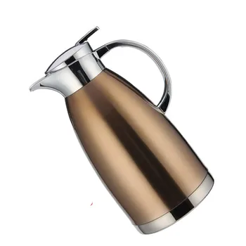 Yüksek kapasiteli vakum yalıtım Pot 304 paslanmaz çelik termos şişe su sürahisi çift katmanlı yalıtımlı kahve tencere çay su ısıtıcısı
