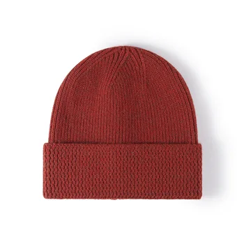 Yün kap kadın sonbahar ve kış açık sıcak tutmak ışık kurulu erkek bere şapka açık tüm eşleşen basit örme şapka