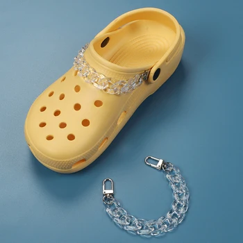 Zarar Decaration İçin İnci Hediye Bling 1 adet Yeni Tasarımcı Zincir Marka Ayakkabı Tasarımcısı Timsah Takılar Hediye için Toka Kolye
