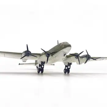 Zarif Uçak Modeli 1/144 Alman Uçak Standı Dekorasyon Diecast Alaşım avcı modeli Oyuncak FW200 Ev Modeli