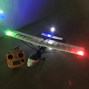 ZMR Kablosuz navigasyon ışığı III Gece Lambası 1S Şarj Edilebilir 4 Modları LED ışıkları RC Drone Hobi Sabit Kanatlı Uçak Kanallı