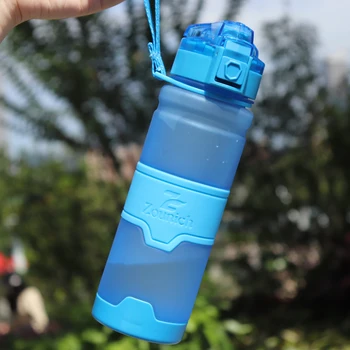 ZOUNICH Sıcak Satış Spor Su Şişeleri Taşınabilir Sızdırmaz Şişeleri Açık Seyahat Plastik Drinkware BPA Ücretsiz 400/500/700/1000ML