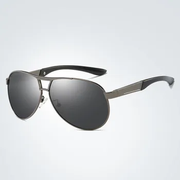 ZXWLYXGX Marka Klasik Erkek Polarize Güneş Gözlüğü Erkek / Kadın Sürüş Pilot Sunglass Erkek Gözlük Yüksek Kaliteli güneş gözlüğü UV400