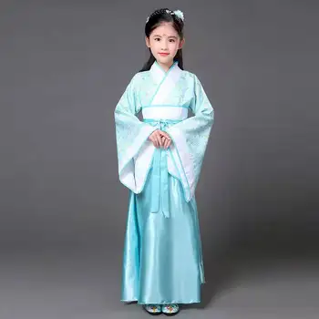 Çin Dames Kleding Vintage Giyim Kızlar için Karneval Yeni Yıl Hanfu Elbise Çocuk Yetişkin Kadın Dansçı Kostüm