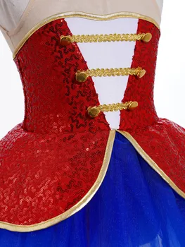 Çocuk Kız Bale Tutu Elbise Parlak Sequins Sahne Performansı Kostüm Manşetleri İle Set Caz Dans Kıyafet Cosplay Parti Elbise Up