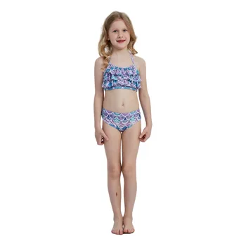 Çocuk Kız Yüzme Mermaid Kuyruk Mermaid Kostüm Cosplay Çocuk Mayo Fantezi Plaj Bikini Ekleyebilirsiniz Monofin Fin Cadılar Bayramı